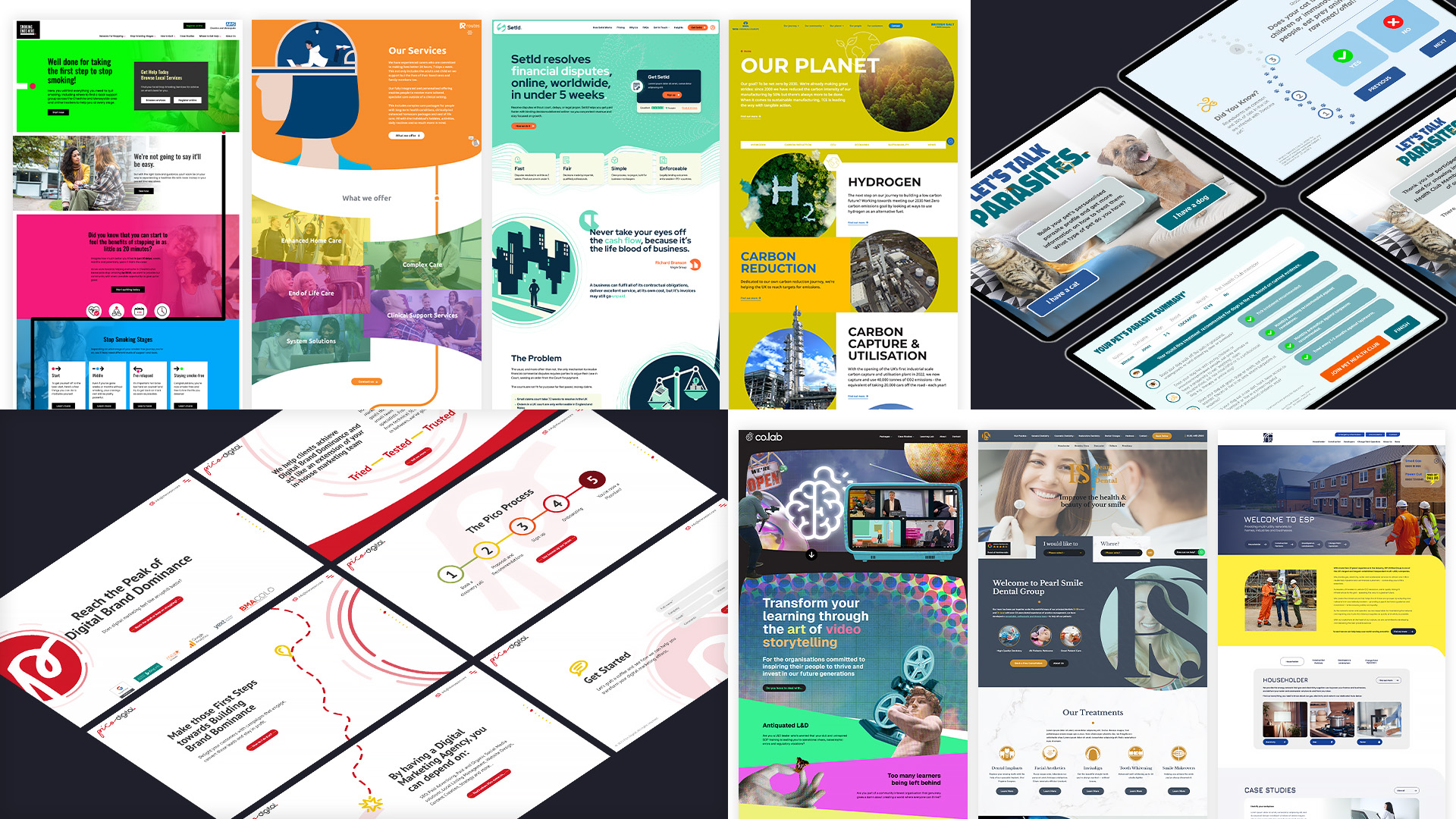 UI/UX, web design and front-end development projects
